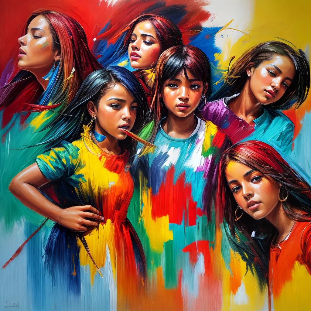 pintura expressionismo figuras intensidade