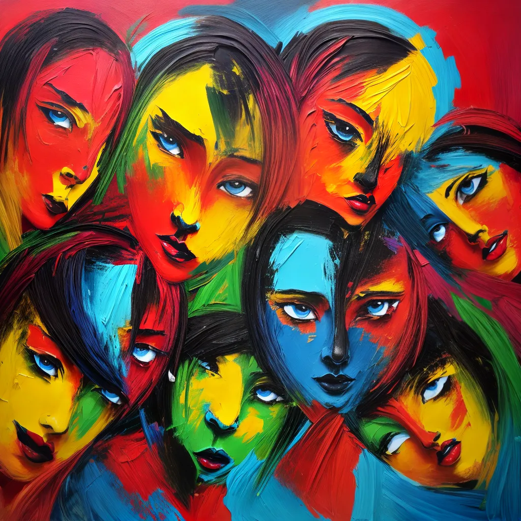 pintura expressionismo figuras intensidade 1