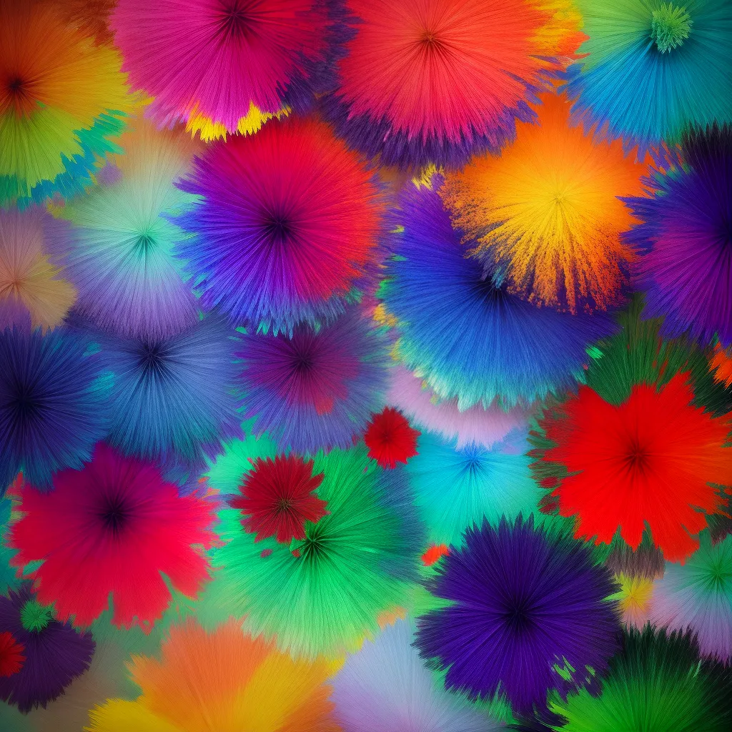 papel de parede artes vibrante