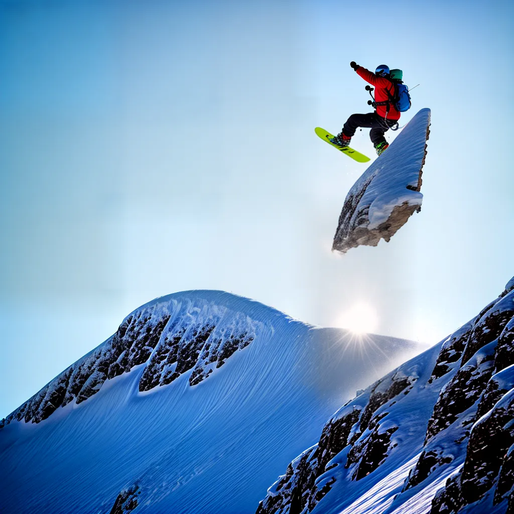 pico neve snowboard esportes inverno