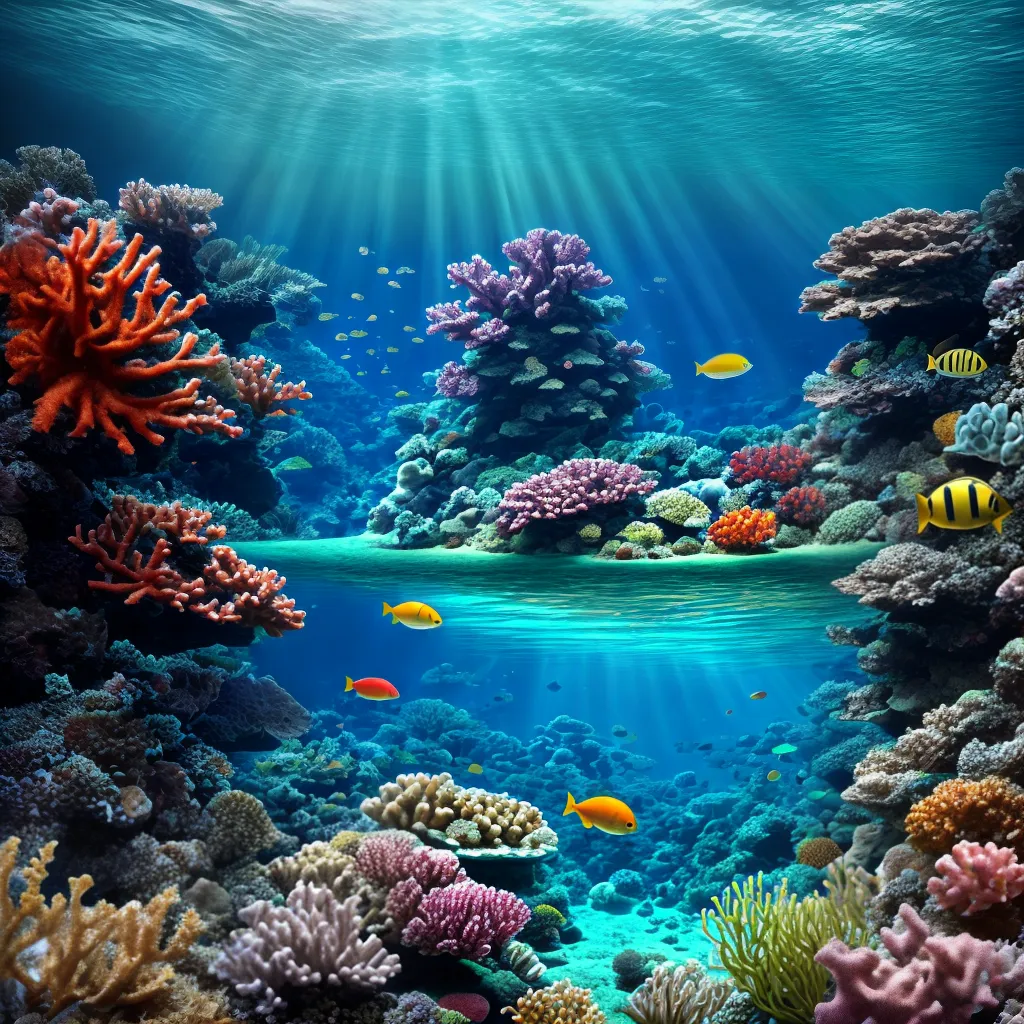 paraiso subaquatico recife coral peixes 2