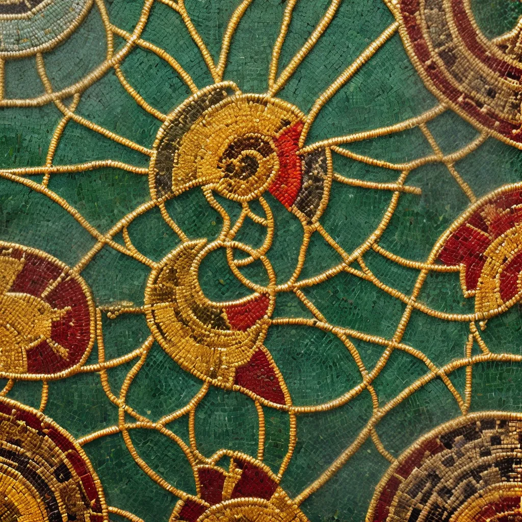 mosaico romano artisticamente preservado mosaico romano artisticamente preservado