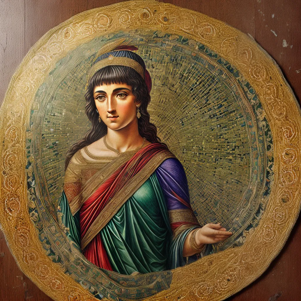mosaico romano arte cores intrincado mosaico romano arte cores intrincado