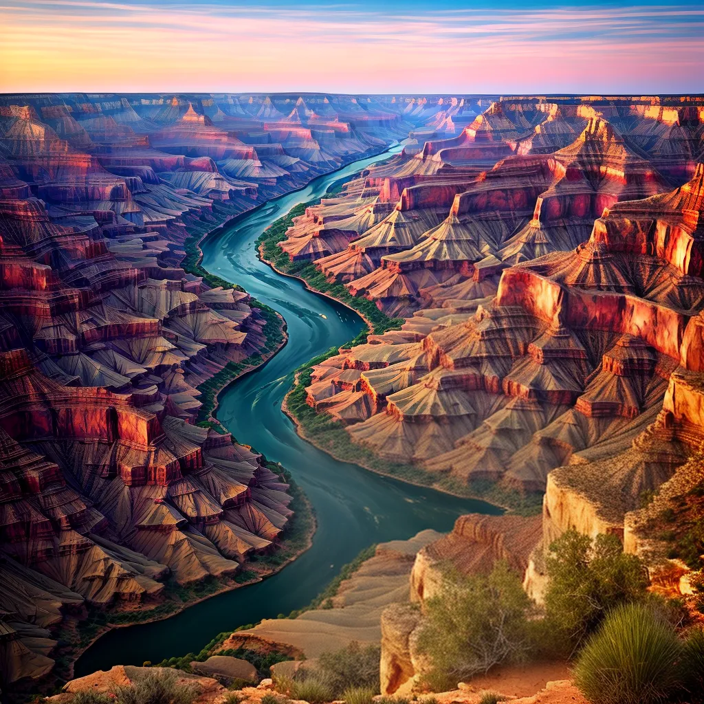 papel de parede canyon nacional por do sol