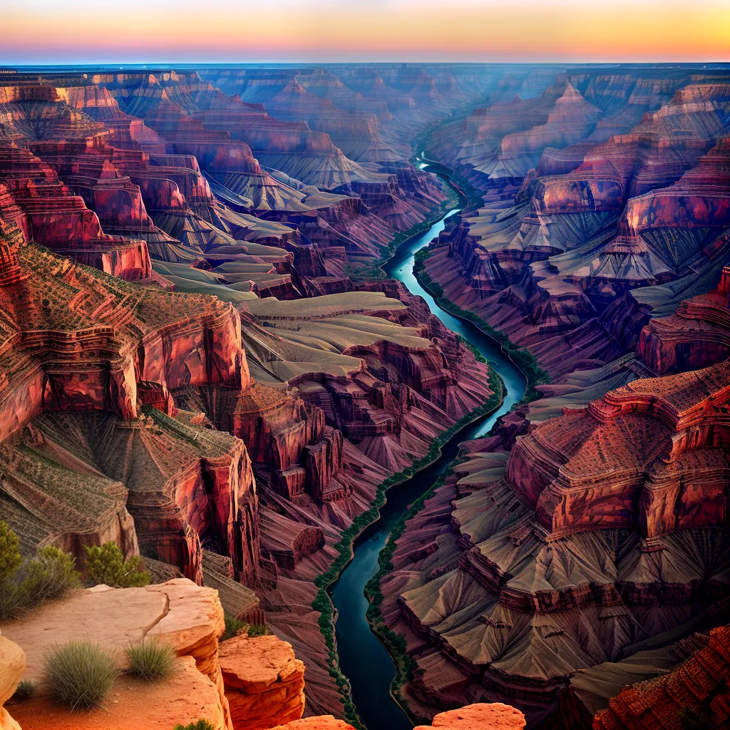 papel de parede canyon nacional por do sol 3
