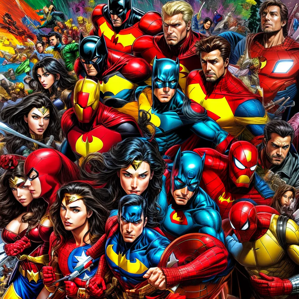 papel de parede quadrinhos iconicos 1