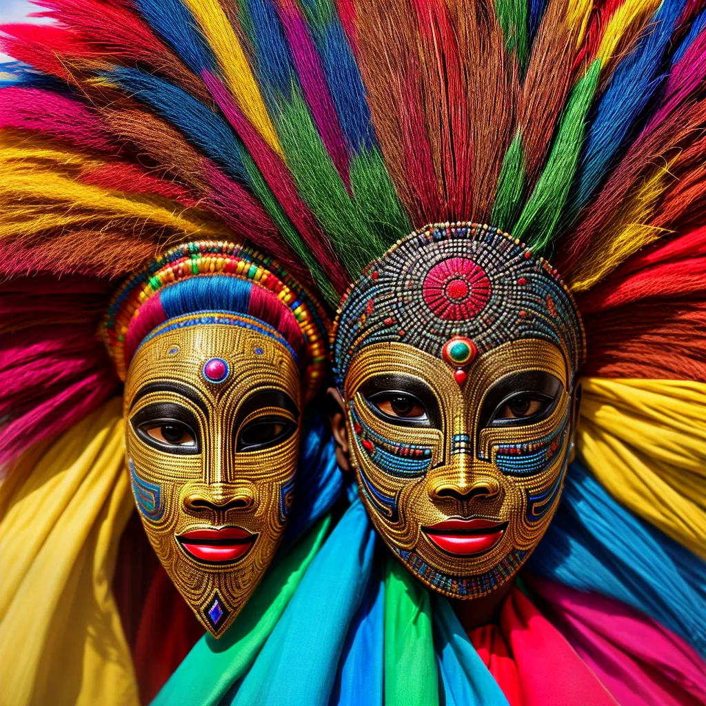 mascara africana cores vibrantes mascara africana cores vibrantes