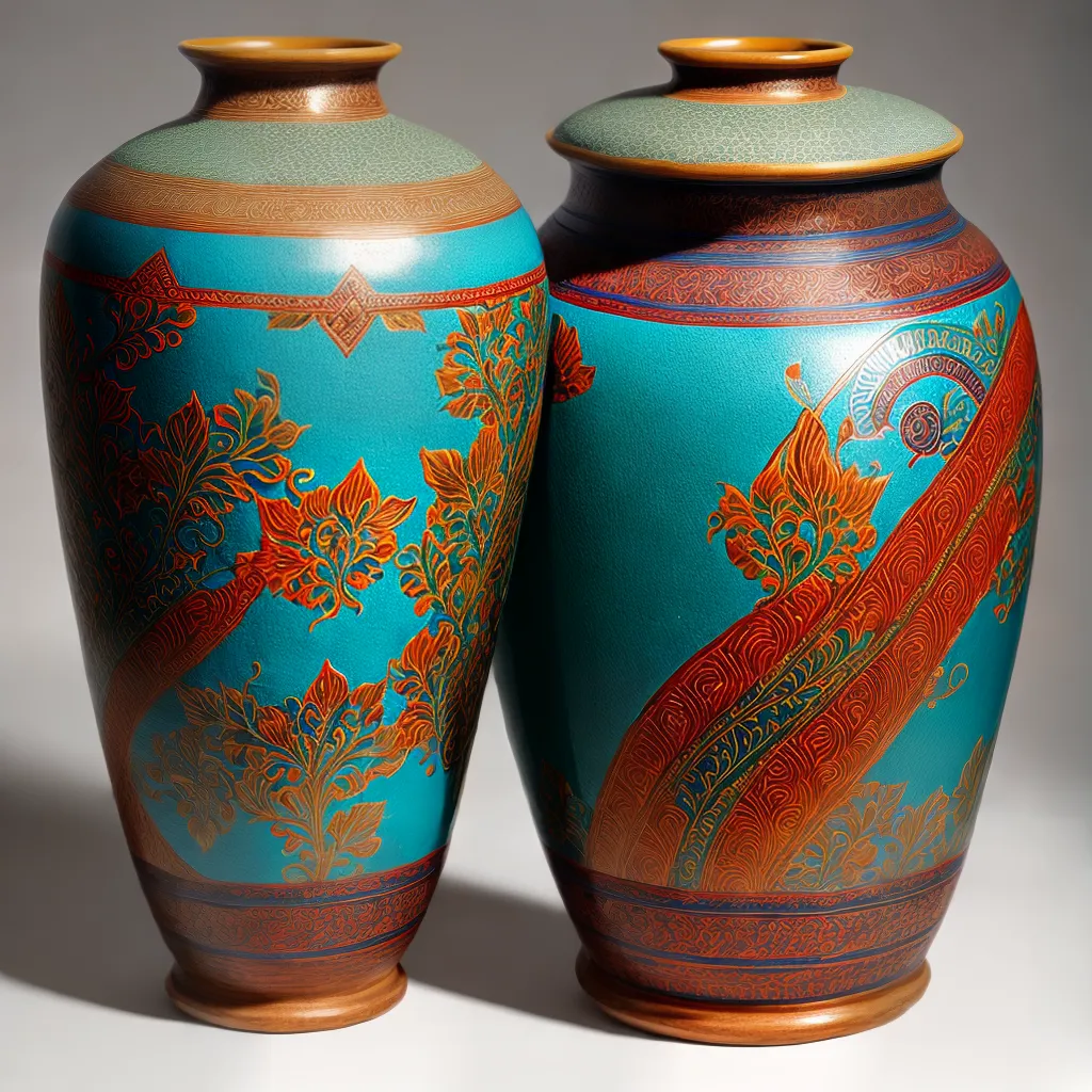 vaso ceramica indigena artesanato cores