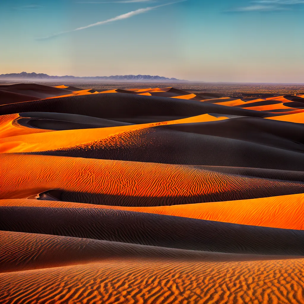 deserto areia dunas por do sol 7
