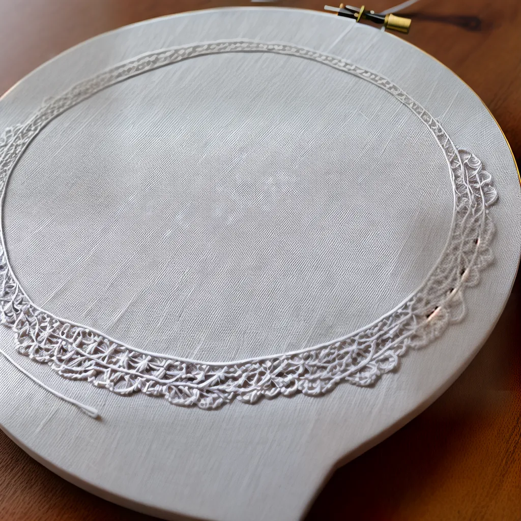 bordado hardanger intrincado tradicional