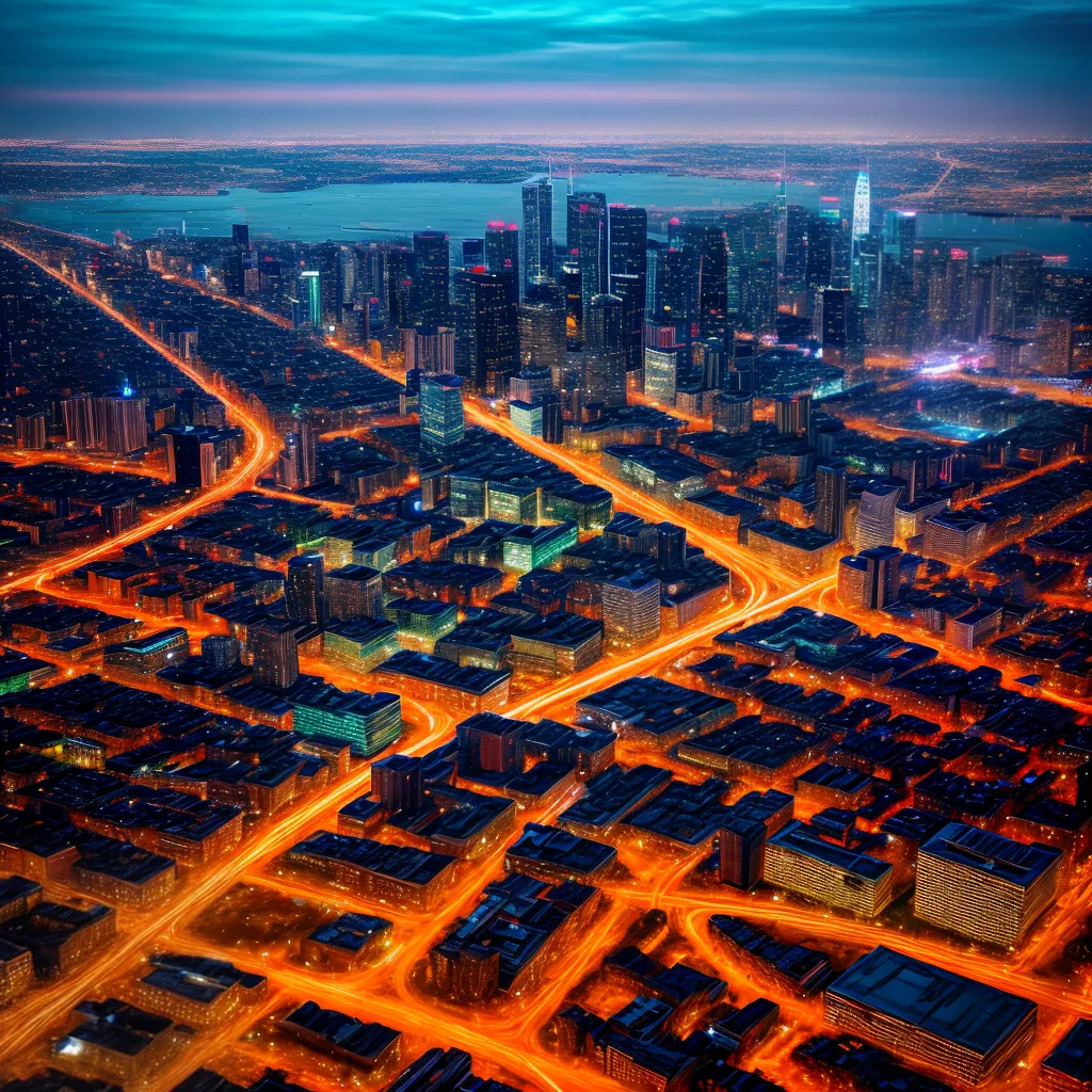 cidade noturna arranha ceus luzes 1 cidade noturna arranha ceus luzes 1