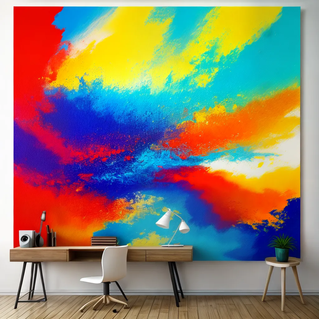 pintura abstrata colorida movimento energia pintura abstrata colorida movimento energia