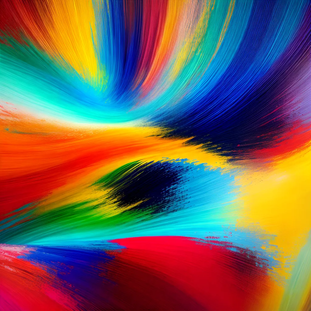 pintura abstrata colorida papel de parede 1