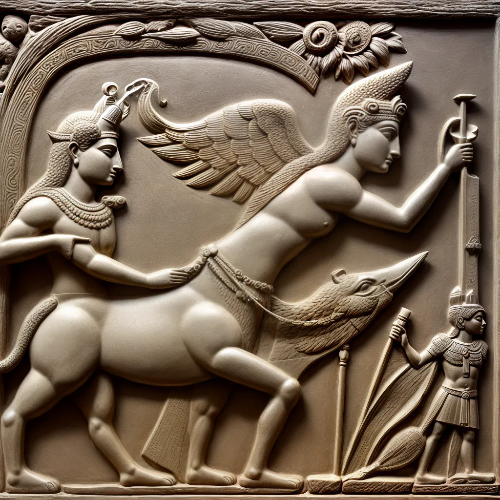 escultura relevo mesopotamia deuses reis criaturas escultura relevo mesopotamia deuses reis criaturas