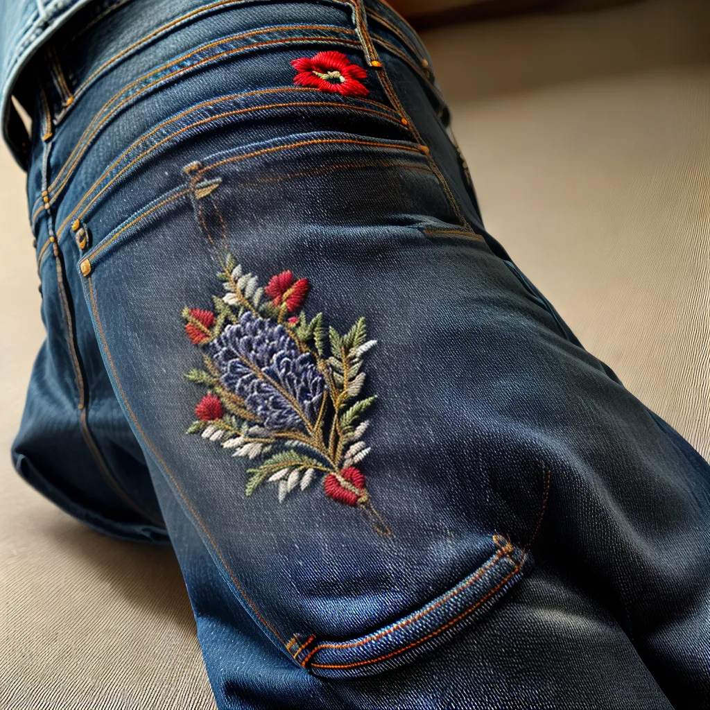 jeans bordados artisticos dicas jeans bordados artisticos dicas