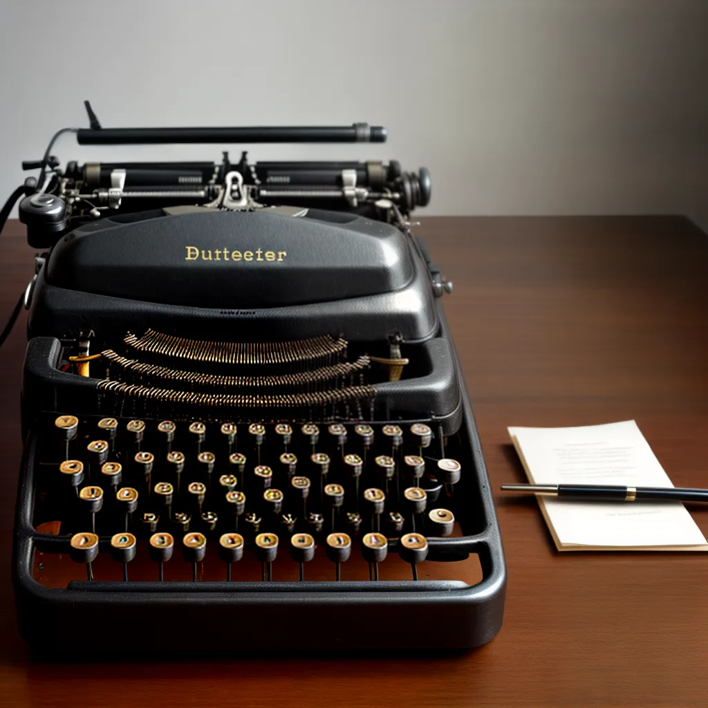 maquina de escrever vintage misterio