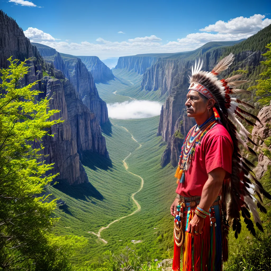 pintura chefe indigena natureza cultura pintura chefe indigena natureza cultura
