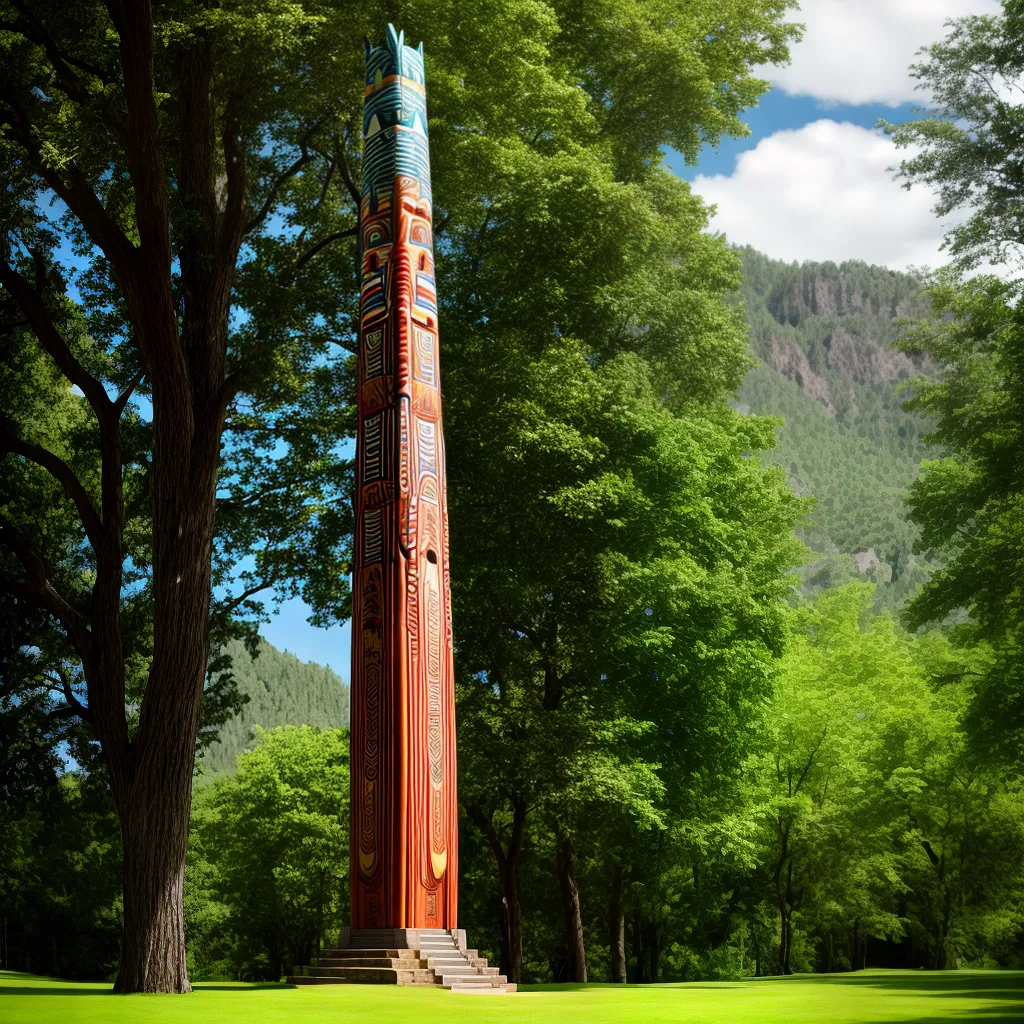 totem pole arte indigena natureza 1 totem pole arte indigena natureza 1