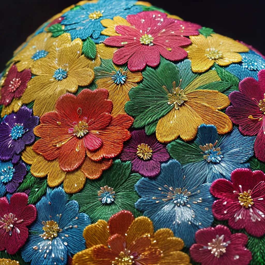 bordado floral sequins artesanal bordado floral sequins artesanal
