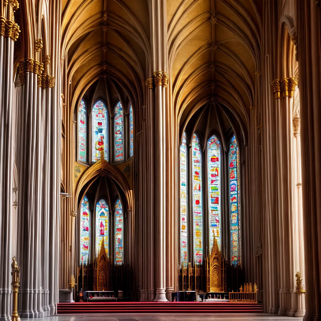 pintura catedral luz altar arte pintura catedral luz altar arte