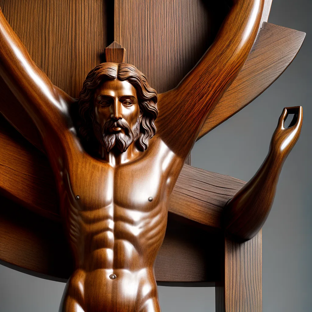 crucifixo madeira jesus esperanca crucifixo madeira jesus esperanca