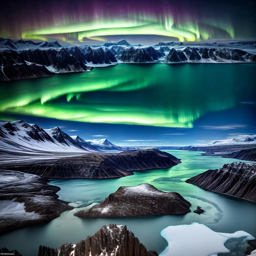 paisagem artica glaciares aguas nortunas paisagem artica glaciares aguas nortunas