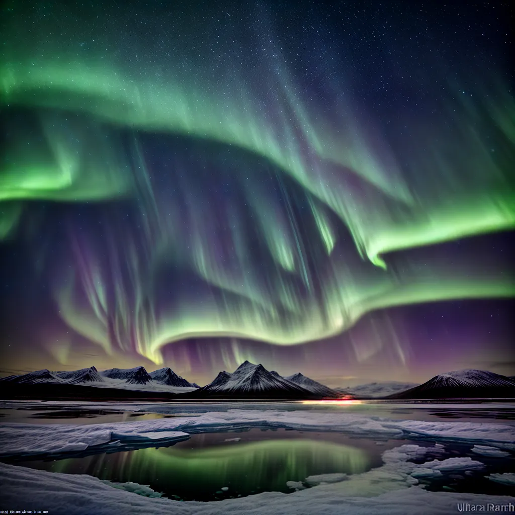 urso polar gelo glaciares aurora boreal urso polar gelo glaciares aurora boreal