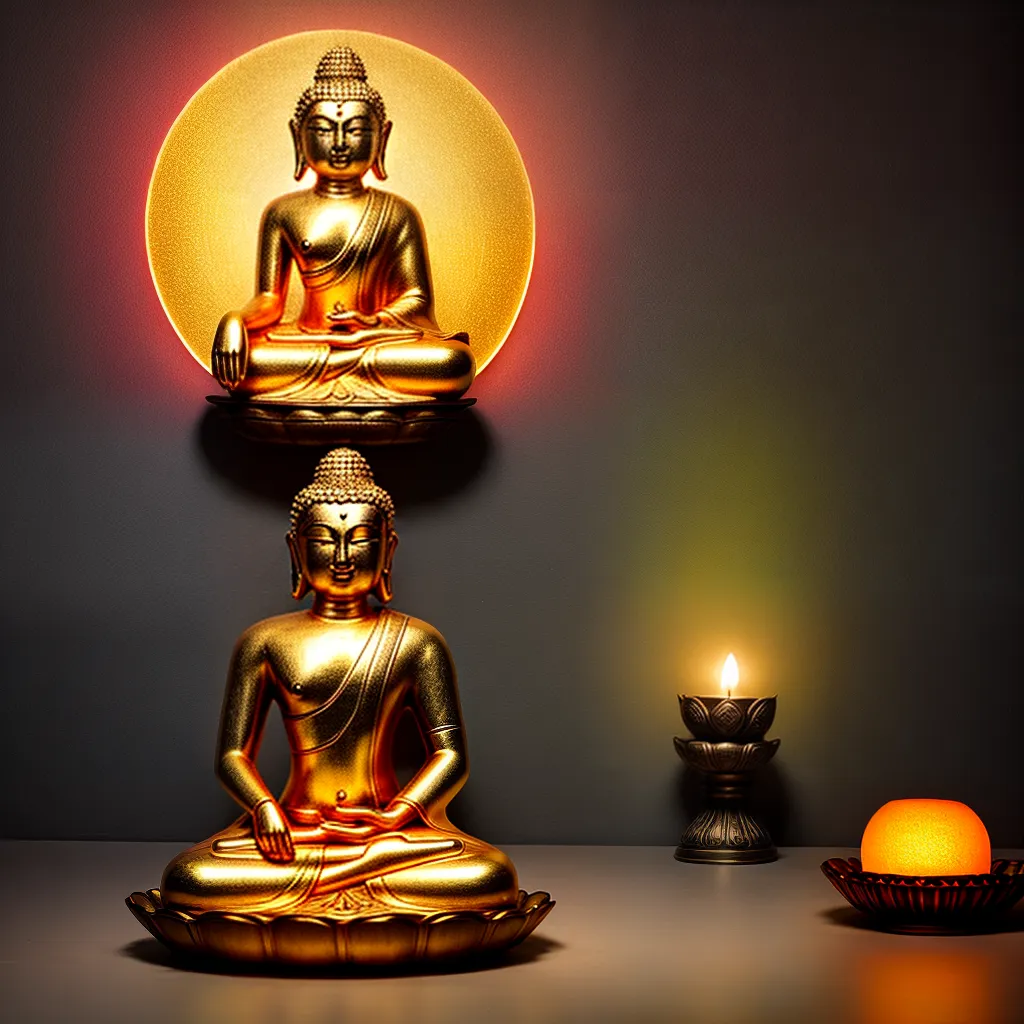 buda dourado lotus mandalas iluminacao buda dourado lotus mandalas iluminacao