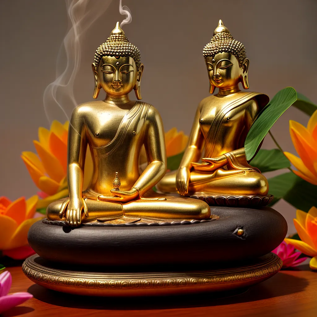 buda dourado lotus flores iluminacao buda dourado lotus flores iluminacao