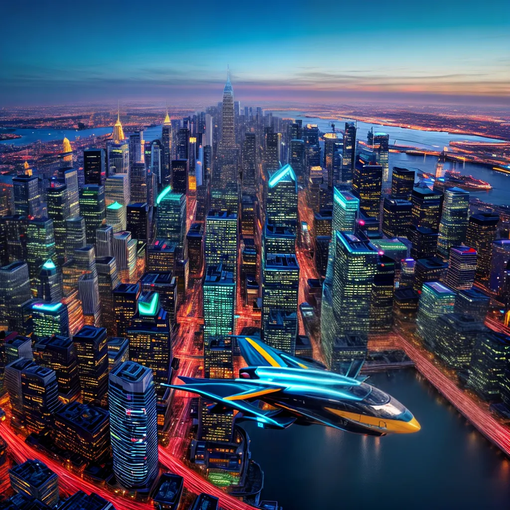 cidade futurista neon carros voadores 6 cidade futurista neon carros voadores 6