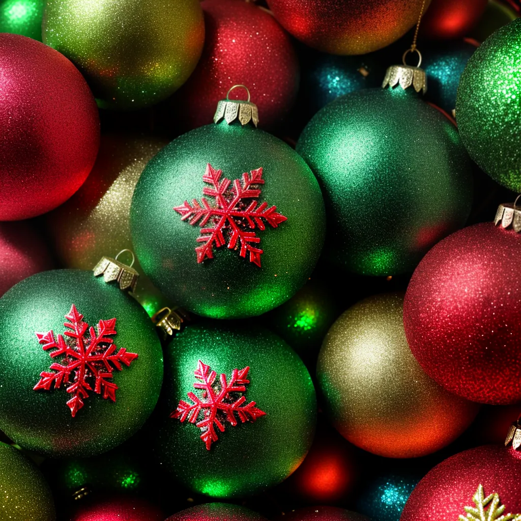 enfeite natal sequins floco neve
