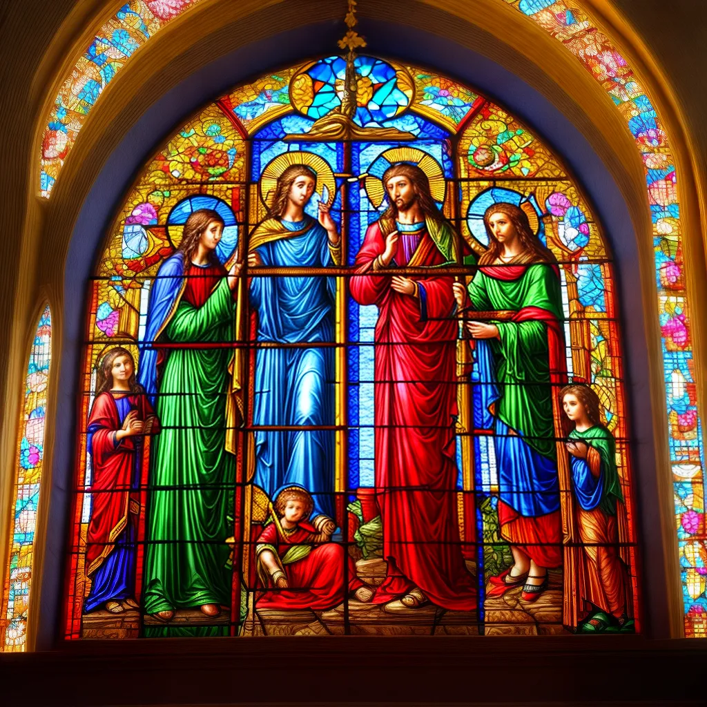 vitral biblico evolucao arte crista