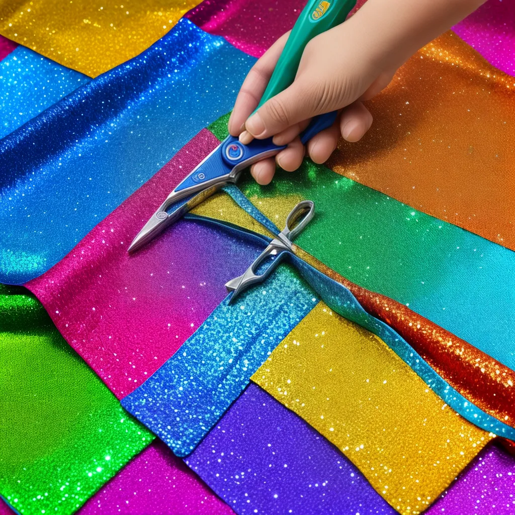 mao crianca sequin tesoura seguranca
