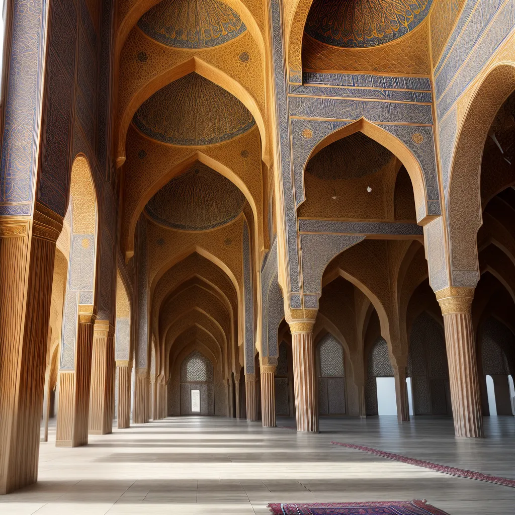 mesquita islamica luz dourada arquitetura mesquita islamica luz dourada arquitetura