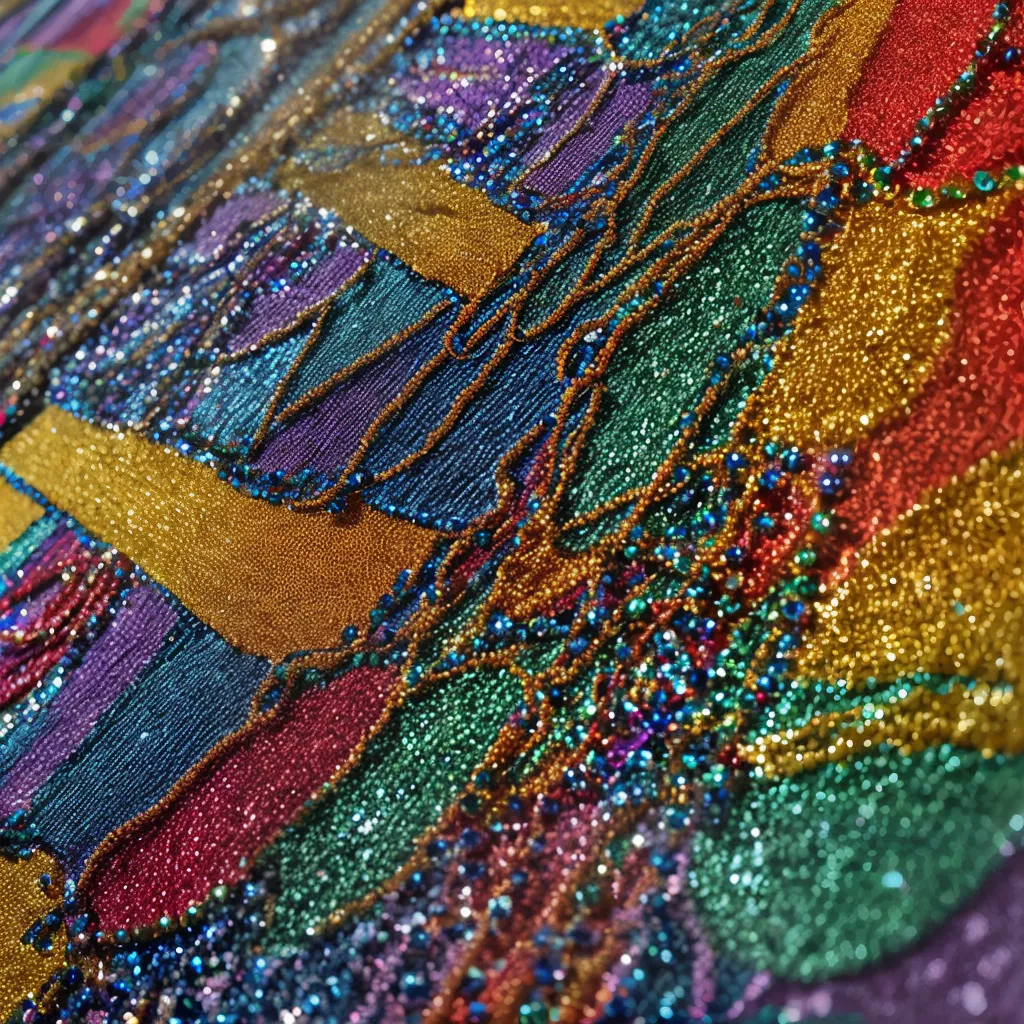 mosaico sequins artesanato brilhante