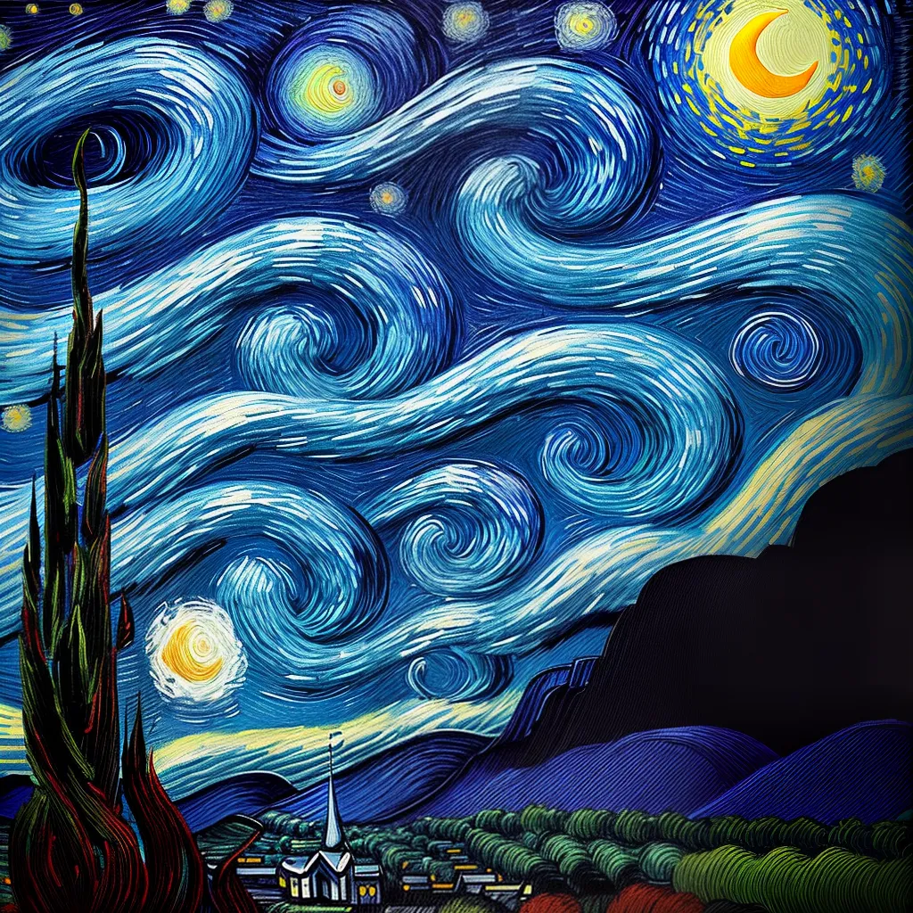 papel de parede estrelada van gogh 1 papel de parede estrelada van gogh 1