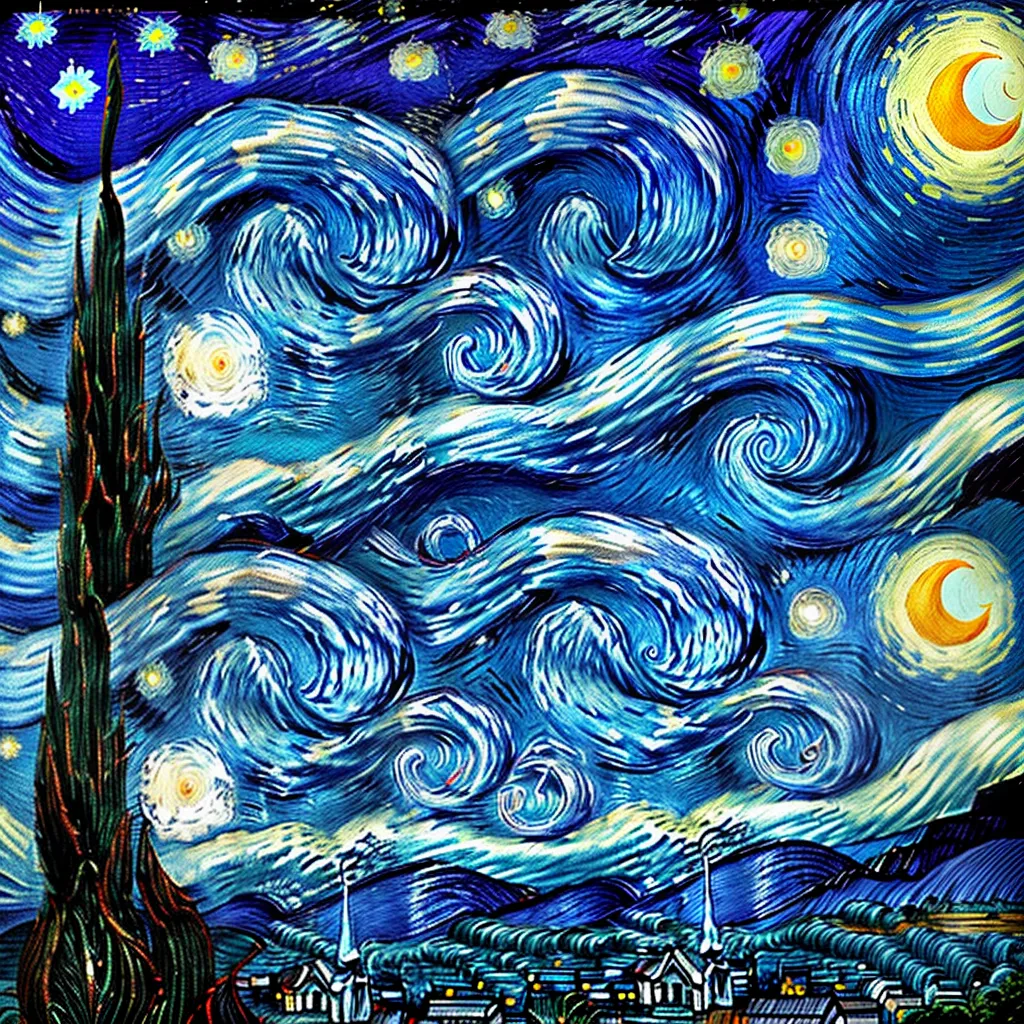 starry night van gogh papel de parede starry night van gogh papel de parede