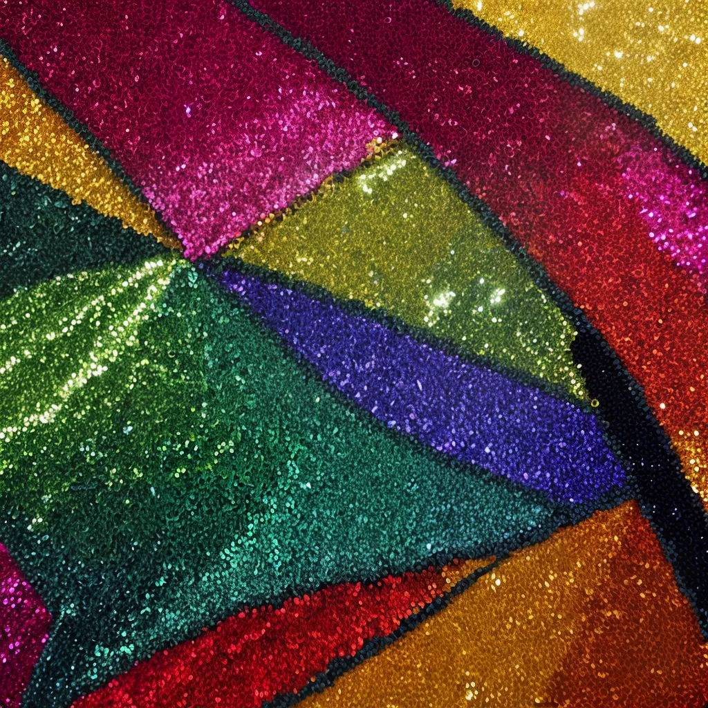 arte lantejoulas multicoloridas brilho