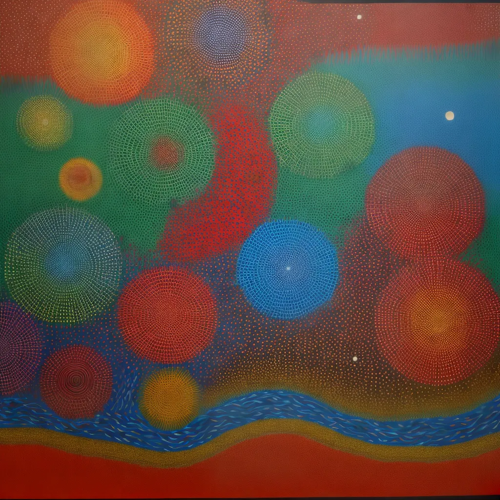 pintura aborigen australia sonho terra pintura aborigen australia sonho terra
