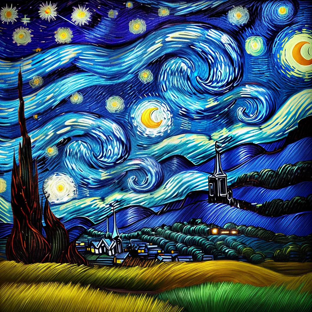 papel de parede estrelada van gogh 2 papel de parede estrelada van gogh 2