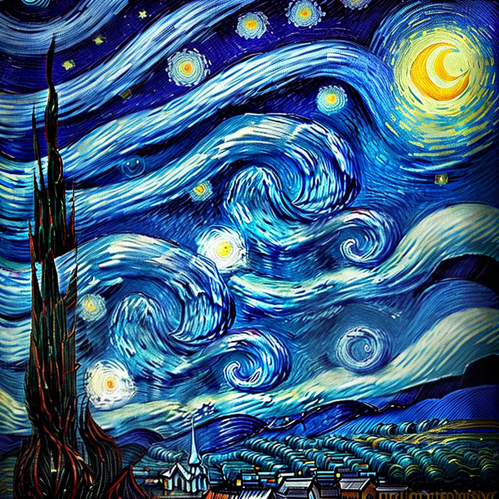 papel de parede estrelada van gogh 5 papel de parede estrelada van gogh 5