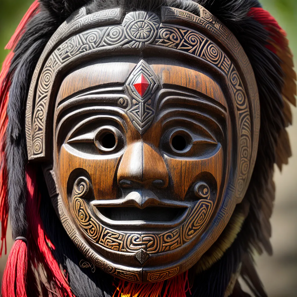 mascara tribal maori arte natureza mascara tribal maori arte natureza
