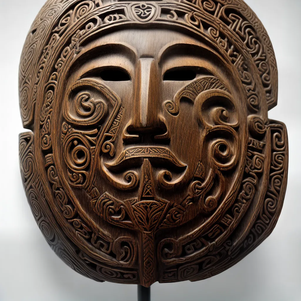 mascara entalhada maori simbolos tradicionais mascara entalhada maori simbolos tradicionais