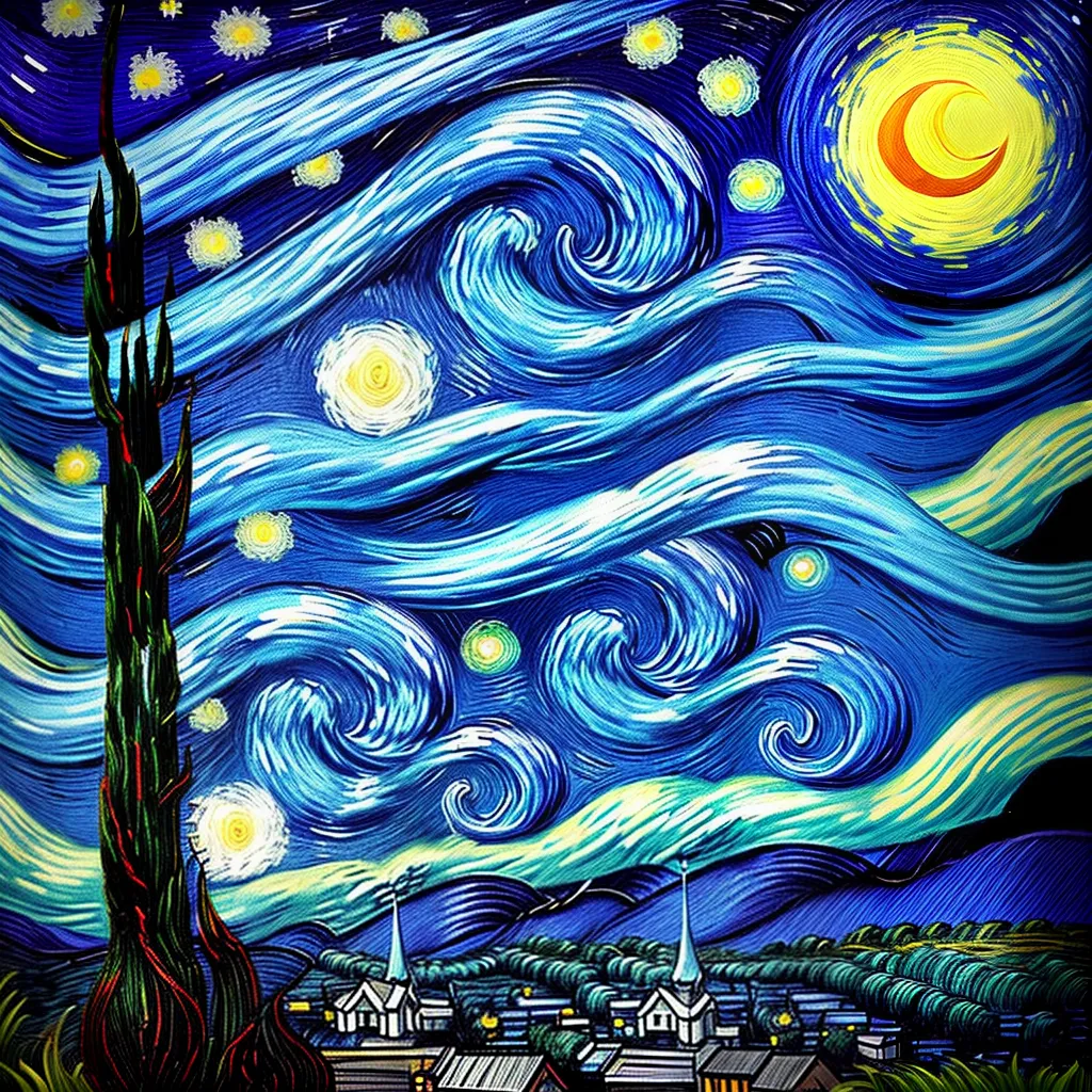 papel de parede estrelada van gogh 6 papel de parede estrelada van gogh 6