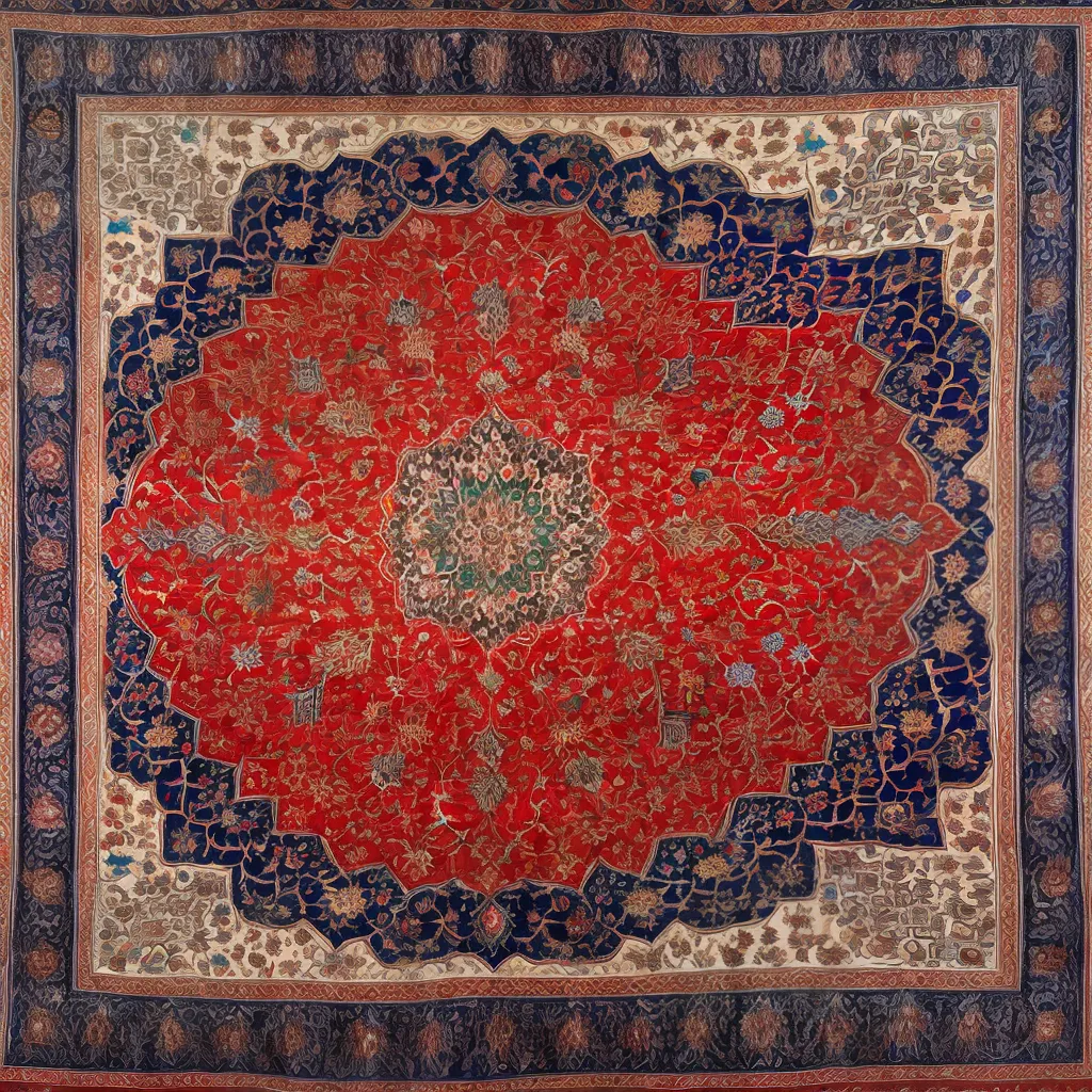 tapete persa artesanato ceramica