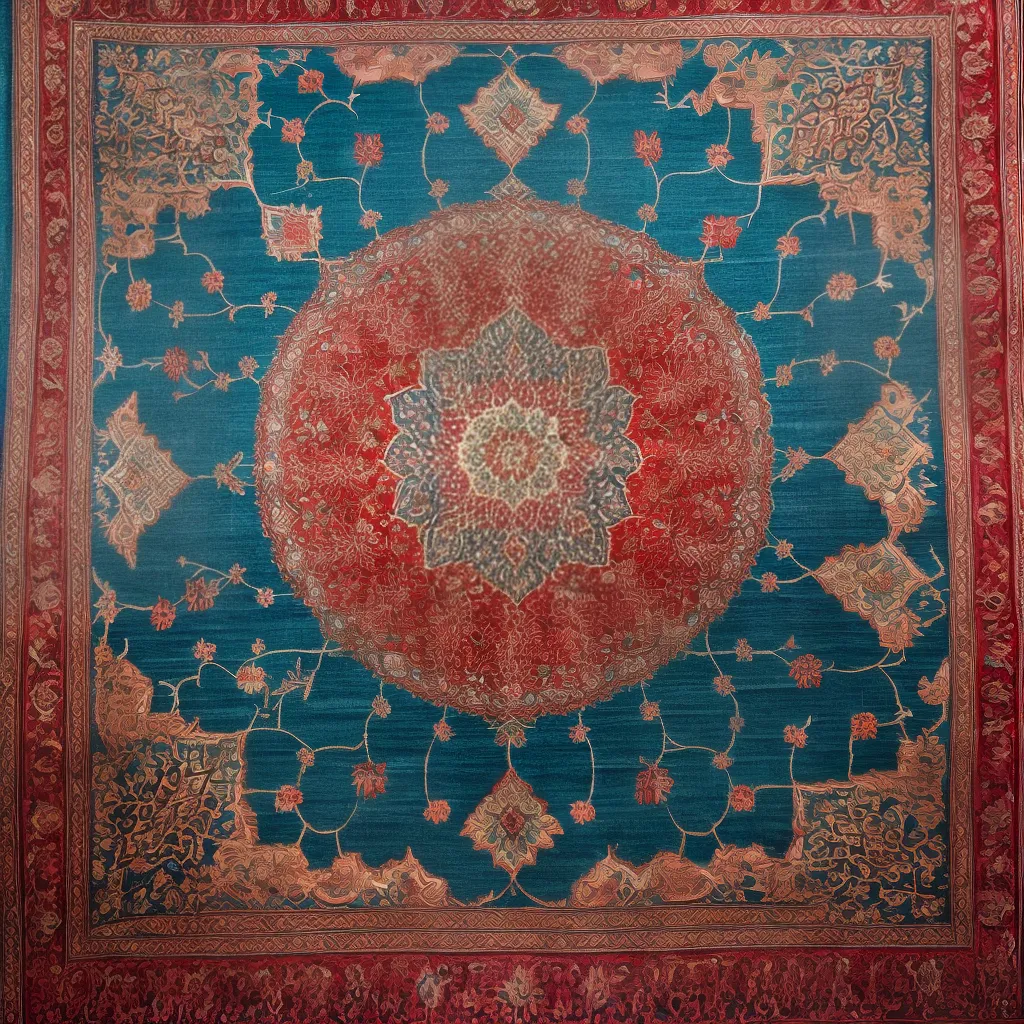 tapete persa cores arte oriental