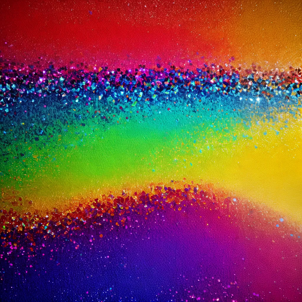 arte sequins colorida brilho