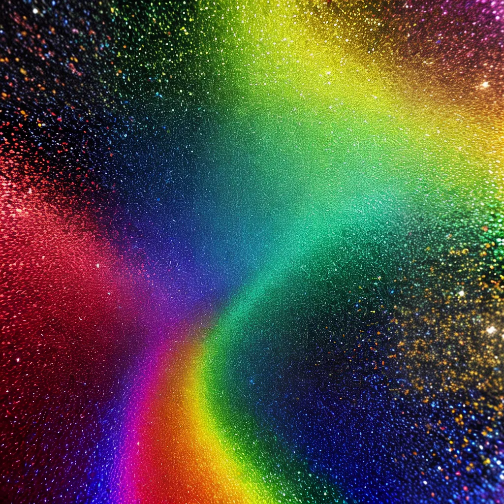 arte brilhante sequins canvas luz