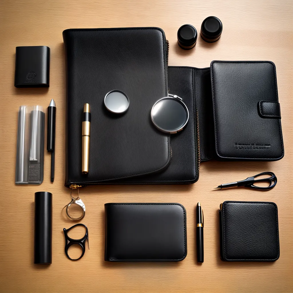 fundo preto lupa espiao gadgets