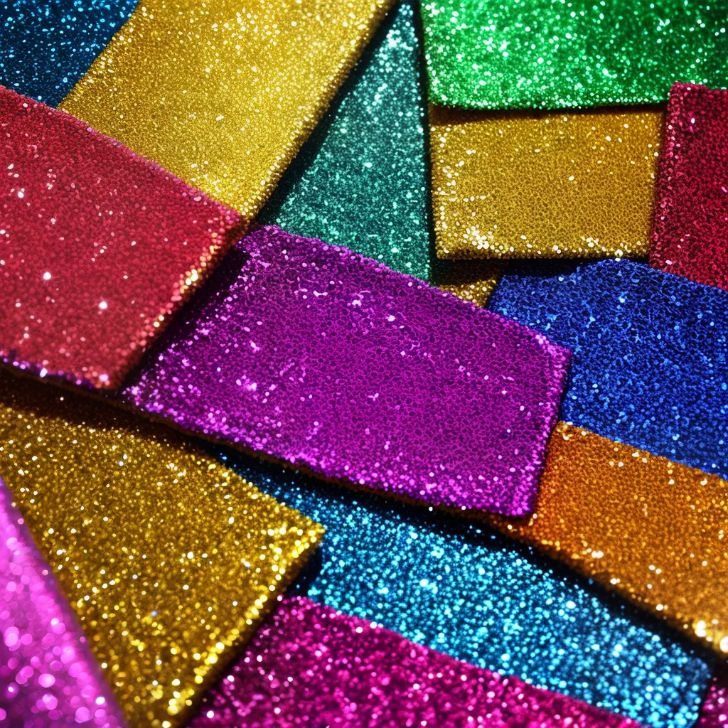 maos sequins coloridos design brilhante 1
